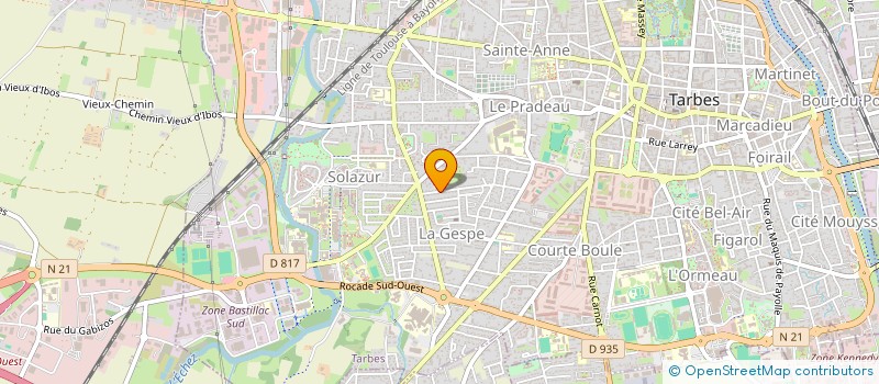 localisation de l'entreprise ASSOC TARBES EMISSION  TARBES