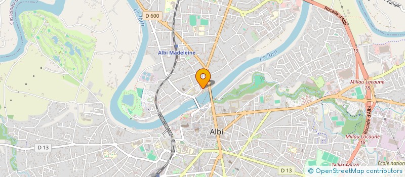 localisation de l'entreprise ASSOC TARNAISE DES LOGIS DE FRANCE à ALBI