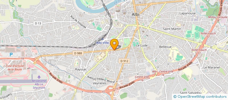 localisation de l'entreprise ASSOC TARNAISE ETUDE EN SANTE à ALBI