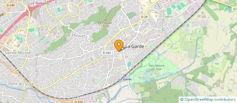 localisation de l'entreprise ASSOC TC à LA GARDE
