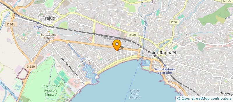localisation de l'entreprise ASSOC TEAM AVENTURE HUMANITE à FREJUS