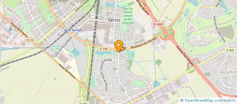 localisation de l'entreprise ASSOC TENNIS DE TABLE DE SERRIS à SERRIS