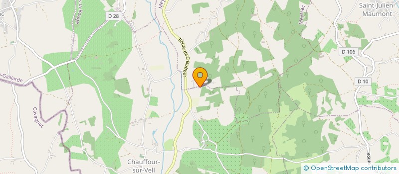 localisation de l'entreprise ASSOC TERRE DES TOILES  CHAUFFOUR-SUR-VELL