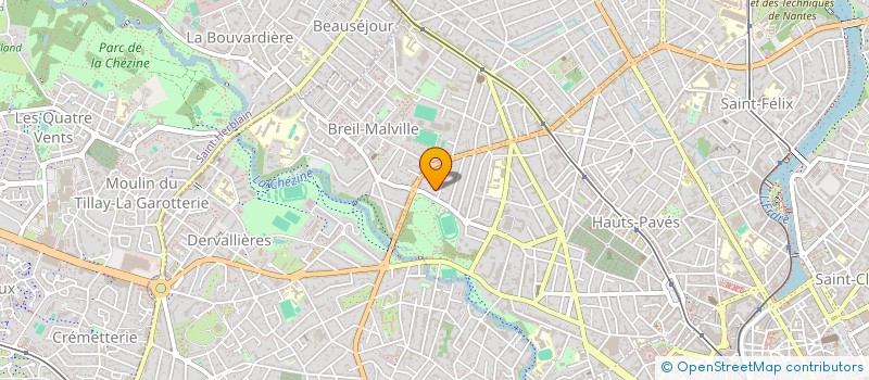 localisation de l'entreprise ASSOC TERRE VIVE à NANTES