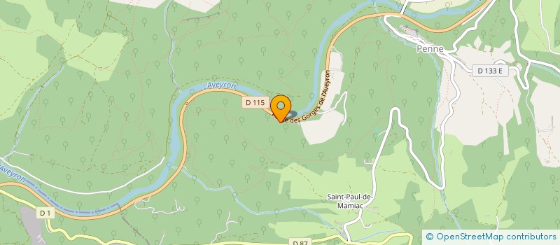 localisation de l'entreprise ASSOC THEATRE ELECTRONIQUE DU TARN  PUYCELSI