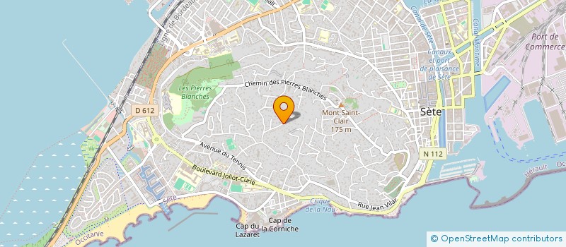 localisation de l'entreprise ASSOC THEOLODAN à SETE