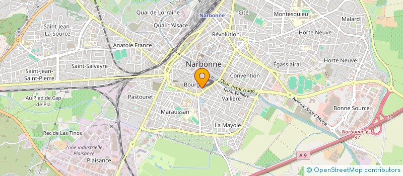 localisation de l'entreprise ASSOC TINTAMARRE & BOUDEFICELLE  NARBONNE