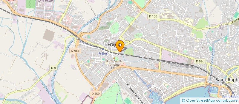 localisation de l'entreprise ASSOC TIR CLUB FREJUSIEN à FREJUS
