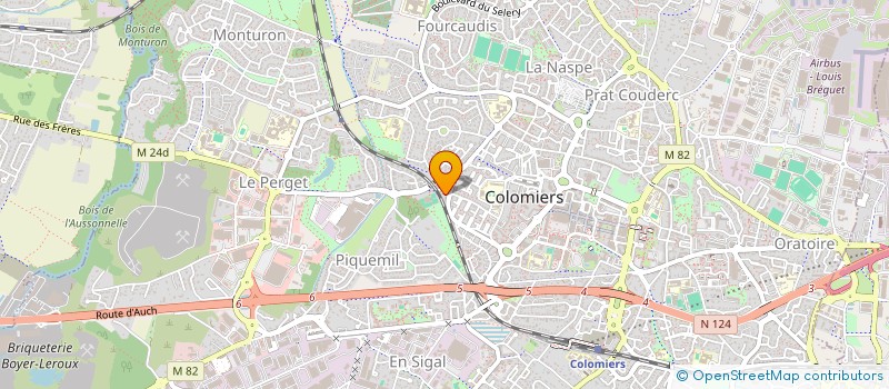 localisation de l'entreprise ASSOC TIVAOUANE ENFANCE PARTAGE à COLOMIERS