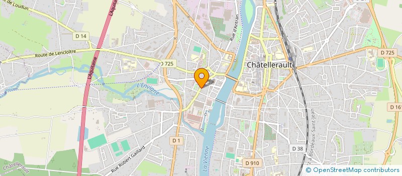 localisation de l'entreprise ASSOC TOAM AMBITION 17 86 à CHATELLERAULT