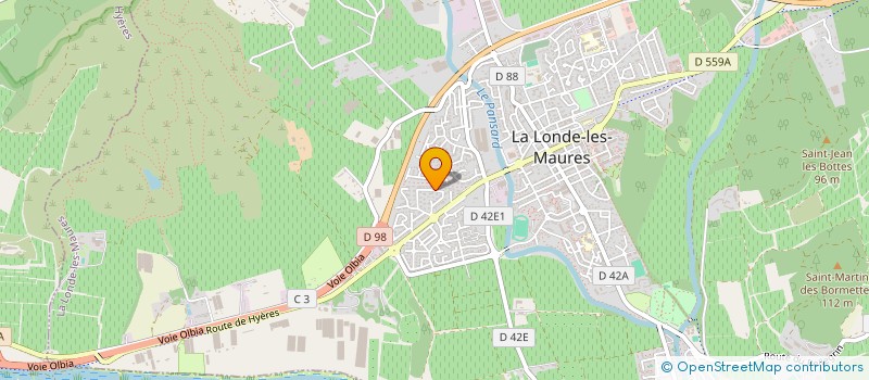 localisation de l'entreprise ASSOC TONTON ROGER  LA LONDE-LES-MAURES