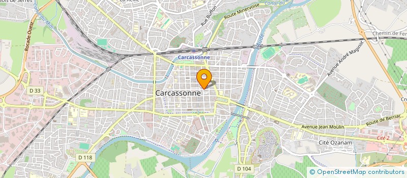 localisation de l'entreprise ASSOC TOURISME LOISIRS EDUCAT POPULAIRE à CARCASSONNE