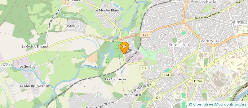 localisation de l'entreprise ASSOC TOXICOMANE SOINS RESEAU 87 à ISLE