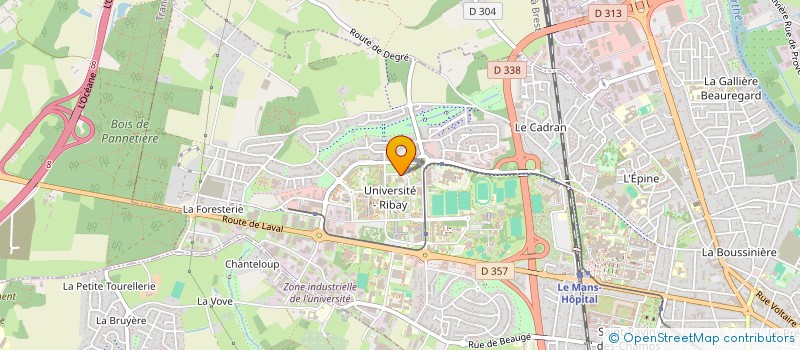 localisation de l'entreprise ASSOC TRANSFERTS TECHNOLOGIES MANS  LE MANS