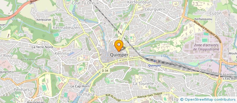 localisation de l'entreprise ASSOC TRANSHUMANCE à QUIMPER