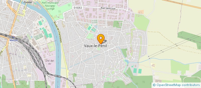 localisation de l'entreprise ASSOC TRANSP ROUTI VOYAG SEINE ET MARNE à VAUX-LE-PENIL