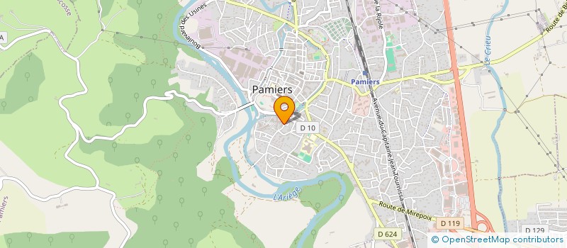 localisation de l'entreprise ASSOC TUTELAIRE ARIEGE à PAMIERS