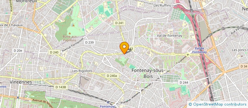 localisation de l'entreprise ASSOC TUTELAIRE PARIS ILE DDE FRANCE à FONTENAY-SOUS-BOIS