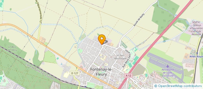 localisation de l'entreprise ASSOC TWIRLING BATON LES FLEURINES à FONTENAY-LE-FLEURY