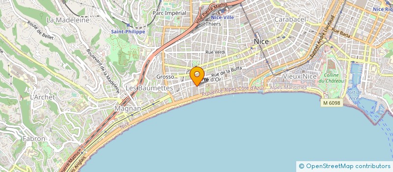 localisation de l'entreprise ASSOC ULCA à NICE