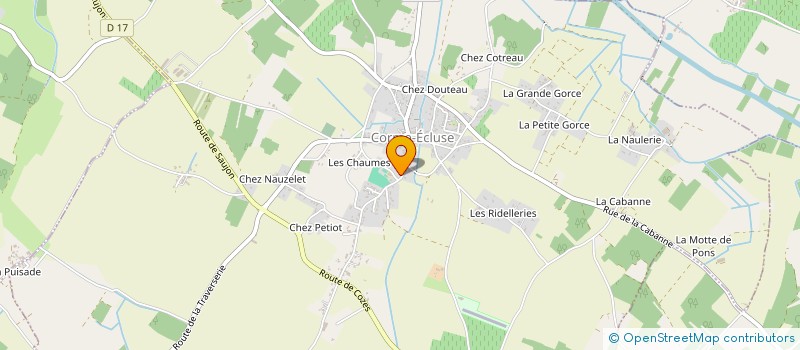 localisation de l'entreprise ASSOC  UN VILLAGE UNE ECOLE  THEZAC