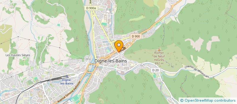 localisation de l'entreprise ASSOC UNION JOURNALISTES PROFESSIONNELS  DIGNE-LES-BAINS