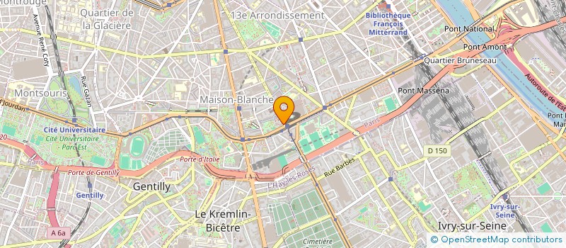 localisation de l'entreprise ASSOC UNITE & DE PROGRES  PARIS