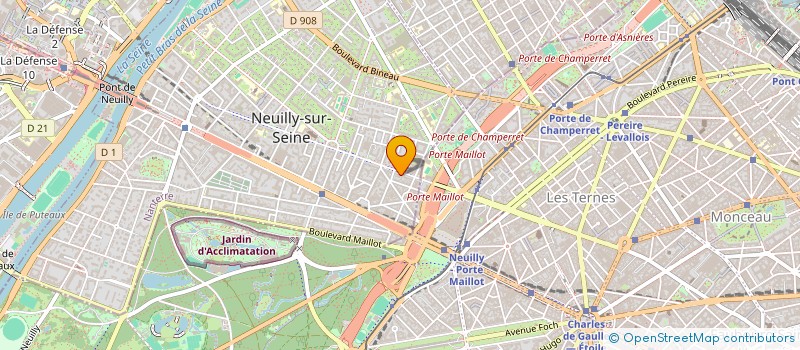 localisation de l'entreprise ASSOC UNIVERSITAIRE ARTISTIQUE NEUILLY à NEUILLY-SUR-SEINE