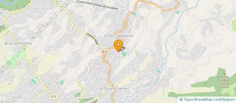 localisation de l'entreprise ASSOC. UNSS COLLEGE DU 14EME TAMPON  LE TAMPON