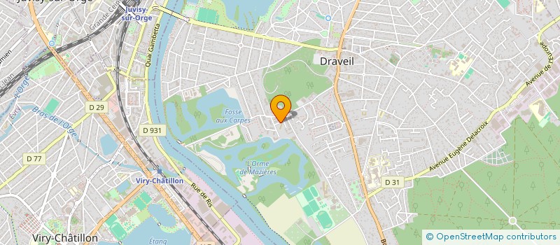 localisation de l'entreprise ASSOC UTILITE PUBLIC POUR CONSTRUCTION PONT AMITIE à DRAVEIL