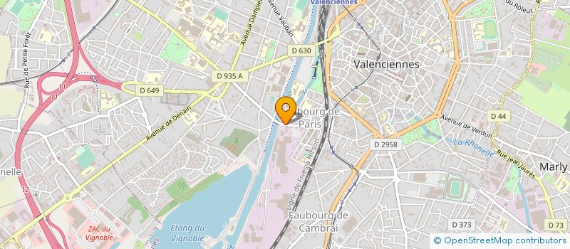 localisation de l'entreprise ASSOC VALENCIENNES DYNAMITE  VALENCIENNES