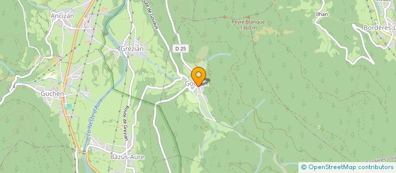 localisation de l'entreprise ASSOC VALLEENNE ANIMATION ET LOISIRS  AULON