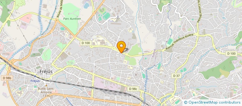 localisation de l'entreprise ASSOC VAR RECHERCHE MEDIC APPLI SPORT à FREJUS