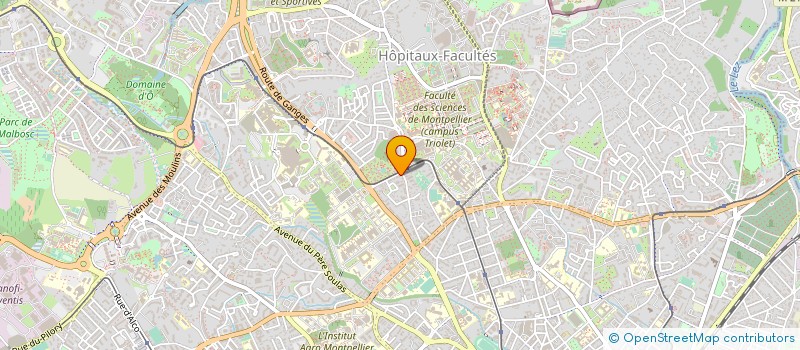 localisation de l'entreprise ASSOC VIA EXPORT à MONTPELLIER