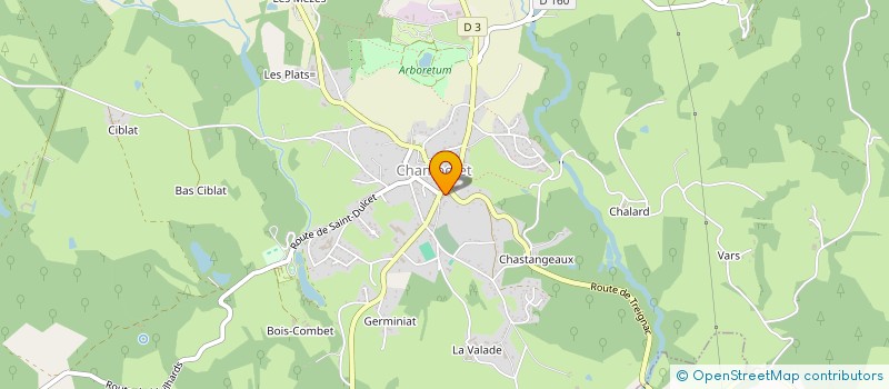 localisation de l'entreprise ASSOC VIEILLESSE HANDICAP DE CHAMBERET à CHAMBERET