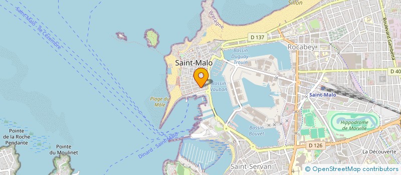 localisation de l'entreprise ASSOC VILA MARIANA à SAINT-MALO