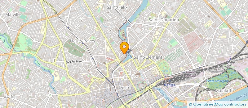 localisation de l'entreprise ASSOC VILLE PROPRE NANTES à NANTES