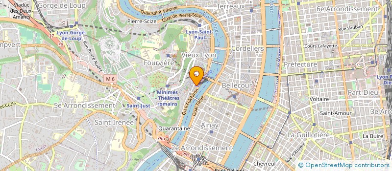 localisation de l'entreprise ASSOC VINCENT DE PAUL à LYON