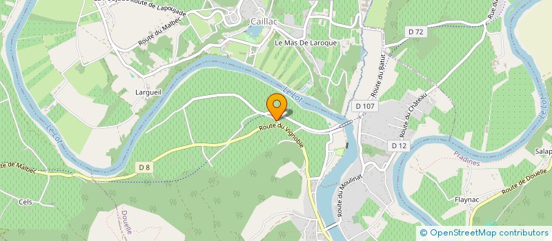 localisation de l'entreprise ASSOC VIVRE AU VILLAGE  DOUELLE