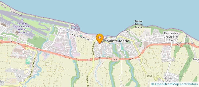 localisation de l'entreprise ASSOC VIVRE ET REUSSIR AU VERGER à SAINTE-MARIE