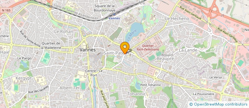 localisation de l'entreprise ASSOC VOILE BRETAGNE SUD à VANNES