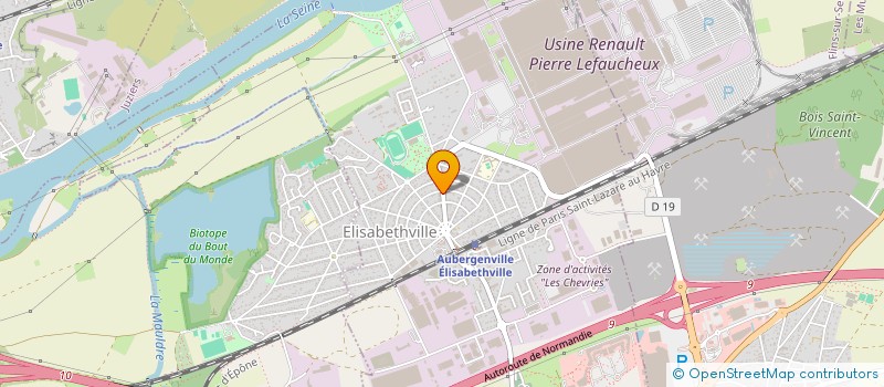 localisation de l'entreprise ASSOC YESHIVA ETS HAIM à AUBERGENVILLE