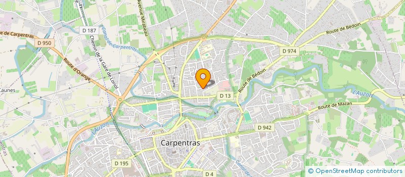 localisation de l'entreprise ASSOC ZONE PRIORITAIRE QUARTIER ELEPHANT à CARPENTRAS