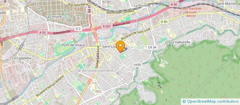 localisation de l'entreprise ASSOCAITION DE GENERALISTES POUR LA PERMANENCE DES SOINS à MARSEILLE