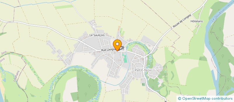 localisation de l'entreprise ASSOCAITION DES PARENTS D'ELEVES DE PETIT-NOIR NEUBLANS  PETIT-NOIR