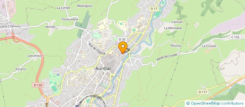 localisation de l'entreprise ASSOCAITION DES PARENTS ELEVES ET AMIS à YTRAC