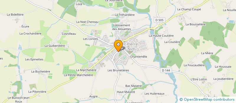 localisation de l'entreprise ASSOCATION AVANCER à SAINT-PIERRE-DES-NIDS