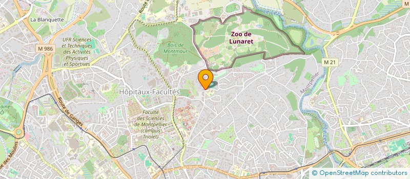 localisation de l'entreprise ASSOCATION CARAIBES 2000 à MONTPELLIER