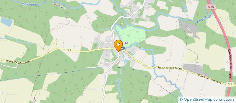 localisation de l'entreprise ASSOCATION COMMUNALE DE CHASSE AGREEE DE BOUGUE  BOUGUE