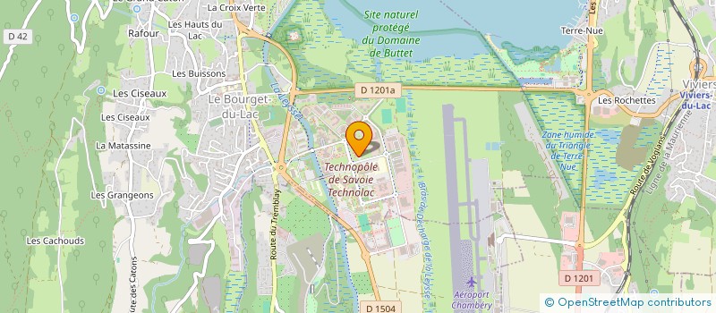 localisation de l'entreprise ASSOCATION DE GESTION DU GROUPE ESC CHAMBERY SAVOIE  LE BOURGET-DU-LAC